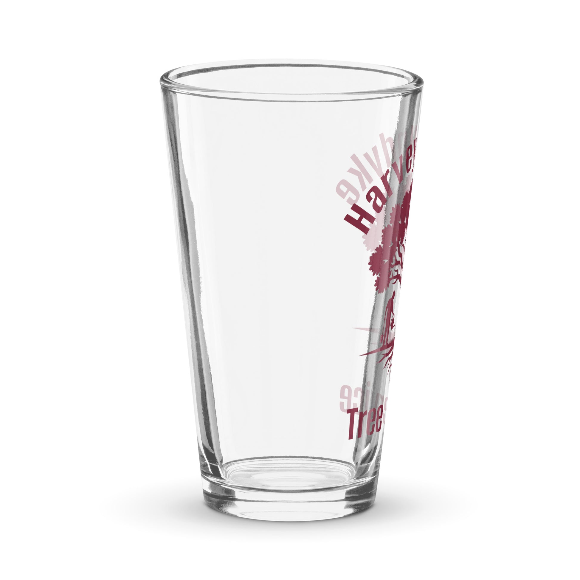 A Funny College Gameday pint glass about Auburn Football, Toomer's corner, Alabama Football and Harvey Updyke by Forever Game Day, a college football t-shirt store